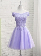 Prom Dresses Shopping, Light Purple Short New Style Homecoming Dress,New Party Dresses