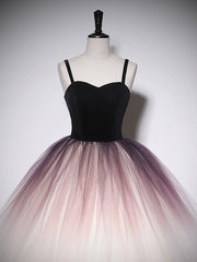 Prom Dresses For Teen, Lovely Ombre Tulle Long Ball Gown, A-Line Sweetheart Neckline Formal Evening Gown
