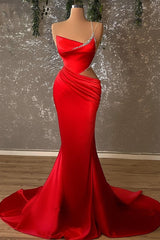 Копия черных и красных брелок с русалкой длинное вечернее платье, длинное выпускное платье с щелью ноги