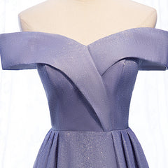 Design Dress Casual, Off the Shoulder Purple Ombre Long Prom Dresses, Off Shoulder Purple Formal Dress