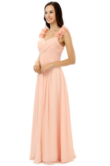 Homecoming Dress Shorts, Pink Chiffon Halter Backless With Pleats Bridesmaid Dresses