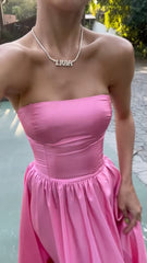 Party Dress Dames, Pink Prom Dress Women Sexy Dresses Elegant Party Dress