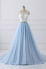 Wedding Dresses For Bridesmaids, Elegant V Neck Lace Sleeveless Floor Length With Beading Wedding Dresses
