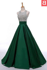 Prom Dresses Designs, 2024 Gorgeous Red Sequins Floor-Length/Long A-Line/Princess Satin Prom Dresses