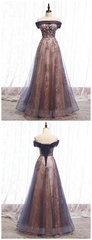 Party Dresses For Christmas, Beautiful Tulle Long A-line 2024 Party Dresses