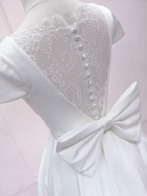 Homecoming Dress Pockets, White V Neck Satin Lace Short Prom Dress, White Homecoming Dress