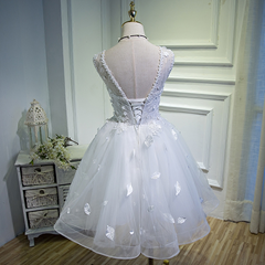Homecoming Dress Blue, Beautiful Homecoming Dresses, Sweet 16 Dress, White Homecoming Dress, Cute Cocktail Dress