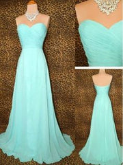Wedding Dresses Princess, Bridesmaid Gown Pretty Blue Prom Dresses, Chiffon Prom Gown Simple Bridesmaid Dress, Cheap Evening Dresses, Fall Wedding Gowns