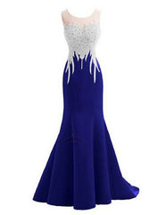 Prom Dress Black, sparkly crystal prom dresses mermaid backless sleeveless long royal blue prom dresses