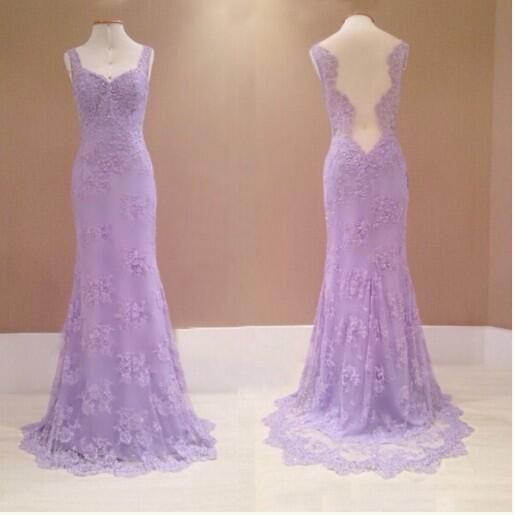 Mermaid Prom Dress, charming lilac prom dresses lace vintage prom gown mermaid formal gowns lace party dress lace evening dress 2024