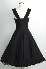 Girl Dress, black vintage short prom dress 2024 homecoming dress vintage 1950s dress