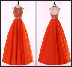 Party Dress Long, 2 Piece Prom Dresses, New Style Evening Gowns