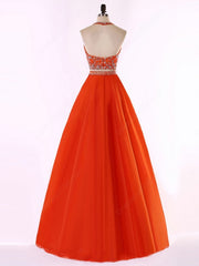 Party Dress Long Dress, 2 Piece Prom Dresses, New Style Evening Gowns