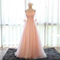 Party Dress Over 62, pink chiffon long womens long Evening Dresses