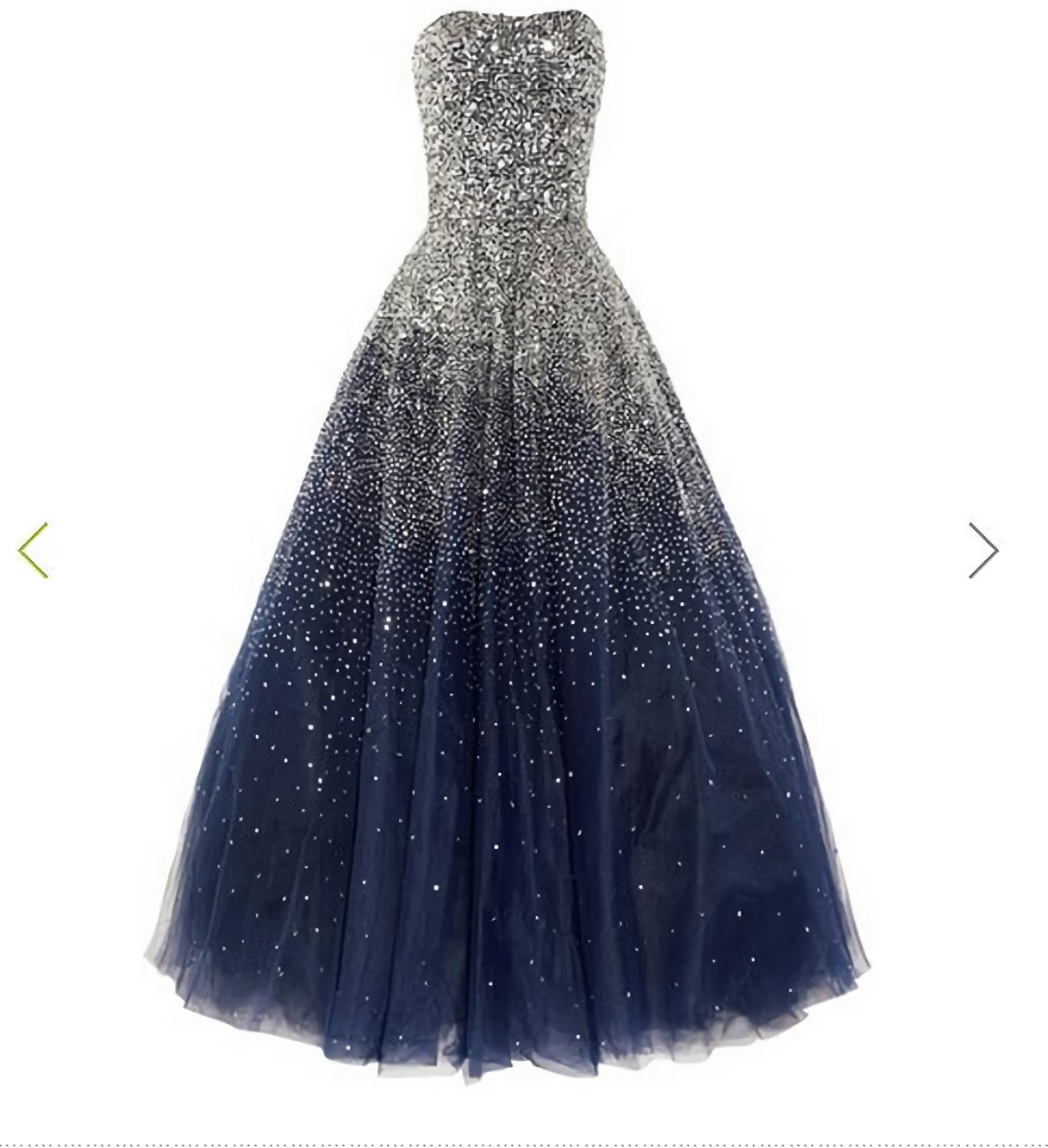 Bridesmaid Dress Shops Near Me, A Line Navy Blue Beading Tulle Prom Dresses