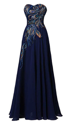 Party Dress Baby, Womens A-line Embroidery Evening Dresses