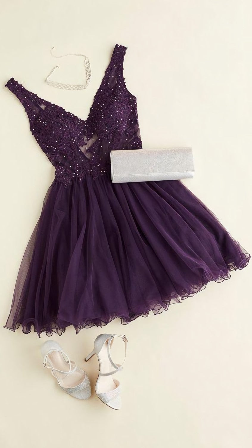 Prom Dresses Website, Purple homecoming dress