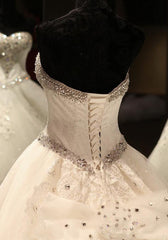 Wedding Dresses Under 202, Tulle Chapel Train Ball Dresses