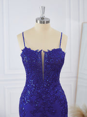 Prom Dresses 2033 Fashion Outfit, Sheath Tulle Spaghetti Straps Appliques Lace Corset Short/Mini Dress