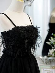 Bridesmaid Dresses Lavender, Short Back Prom Dress with Corset Back, Little Black Formal Homecoming Dresses