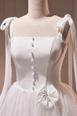 Bridesmaid Dress Online, Short White Prom Dresses, Short White Formal Homecoming Dresses