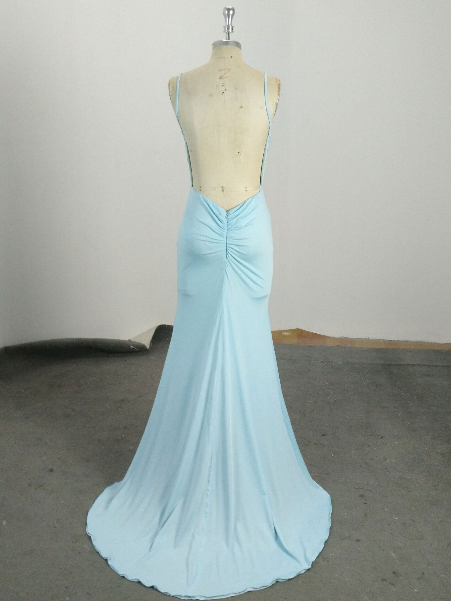 Prom Dresses Sale, Simple Blue Mermaid Long Prom Dress, Blue Evening Dress