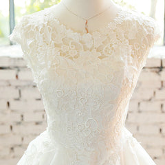 Formal Dress Stores, Simple White Cute Lace Short Graduation Dress, Lovely Party Dresses