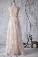 Wedding Dress Shopping Outfit, Spaghetti Strap Ruffle Lace A-line Wedding Dress