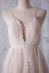 Wedding Dresses Elegant Classy, Spaghetti Strap Ruffle Lace A-line Wedding Dress