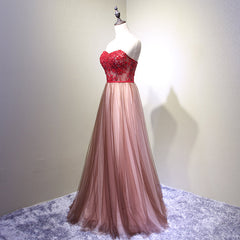 Homecomming Dresses Cute, Sweetheart Tulle Prom Dress , Charming Handmade Party Gown, Prom Dress