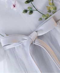 White Prom Dress, Cute A Line Short Prom Dress, Homecoming Dress