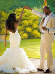 Wedding Dress 2030, Trumpet/Mermaid Sweetheart Court Train Organza Wedding Dresses