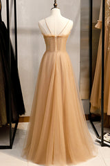 Party Dress For Teens, Tulle Beaded Sweetheart Party Dress, A-line Tulle Floor Length Prom Dress
