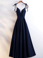 Homecoming Dresses 2022, Velvet Straps Long V-neckline Long Party Dress, Velvet Bridesmaid Dresses