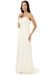 Homecomming Dress Black, White Chiffon Sweetheart With Pleats Beading Bridesmaid Dresses